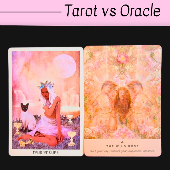 What is the difference between tarot and oracle cards? - MJS Tarot