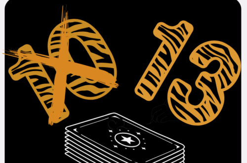 An illustration with the text If I could only keep 10 decks. Below, the number 10 is crossed out and replaced with a bold orange 13 above a stack of playing cards.